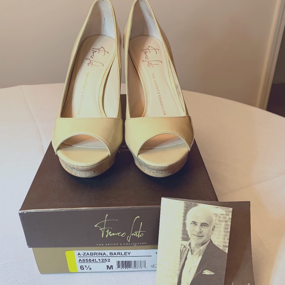 Franco Sarto Platform Heel, Open Toe